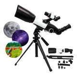 Telescópio Astronômico Profissional 60mm Luneta Refrator 90x