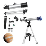 Telescópio Profissional Astronômico Refrator 675x Tripé 60mm