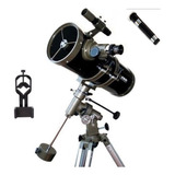 Telescopio Refletor Greika 1400150eq + Inversora