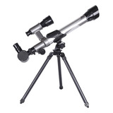 Telescópio Refrator De Astronomia Infantil Com Tripé 40x/