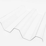 Telha De Policarbonato Transparente Trapezoidal - 6,0x0,99m