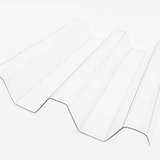 Telha De Policarbonato Transparente Trapezoidal - 6,0x0,99m