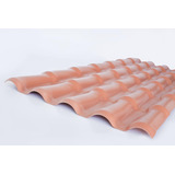 Telha De Pvc Colonial Cerâmica 2,30x0,88m Lux Telhas