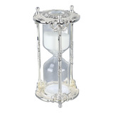 Temporizador De Ampulheta, Areia, Metal Antigo, Elegante, 15