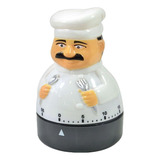 Temporizador Timer Cozinha Manual Formato Cozinheiro 60 Min