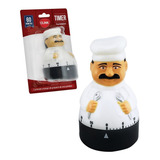 Temporizador Timer Cozinha Manual Formato Cozinheiro 60 Minu