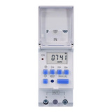 Temporizador Timer Digital Fixação Trilho Din 220v 30a Tomzn