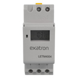 Temporizador Timer Digital Fixação Trilho Din 220v Exatron