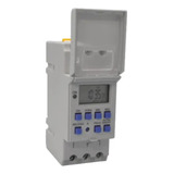 Temporizador Timer Digital Fixação Trilho Din Bivolt Exatron