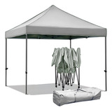 Tenda Gazebo 3x3 Barraca Praia Bag Sanfonada Articulada Aço Cor Branco