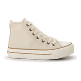 Tênis All Star Plataforma Cano Alto Feminino Original Areia