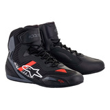 Tenis Alpinestars Faster 3 Rideknit Cinz Verm Bril