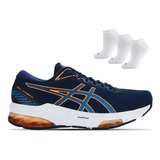 Tênis Asics Gel-kimera Masculino + 3 Pares De Meias