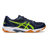 Tênis Asics Gel-rocket 10 Color Azul-marinho/amarelo