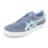 tênis couro asics top spin lea