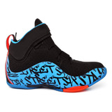 Tenis Basquete Six Street Impact - Preto Azul