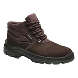 Tenis Bota Botina Nobuck Bracol Baf Segurança Com Bico Pvc
