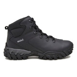 Tenis Bota Coturno Macboot Couro Legítimo Moto Motoqueiro