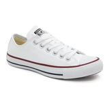 Tênis Converse All Star Branco Couro