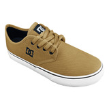 Tênis Dc Shoes District Bege White