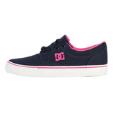 Tênis Dc Shoes New Flash 2tx Navy Pink White Original Casual