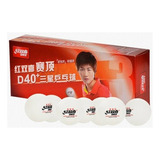 Tênis De Mesa Bola Novo Plástico Dhs D40+ 3 Estrela 100 Unid