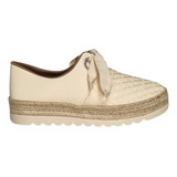 Tênis Espadrille Feminino Valentina Corda Brilho Slip On
