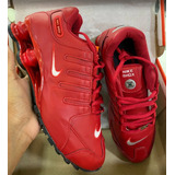 Tenis Esportivo 4 Molas Shx Red Moda Couro Original Inedito