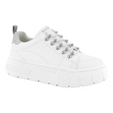 Tênis Feminina Ramarim Flatform Casual Amarrar Snaker Leve