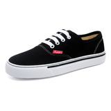 Tenis Feminino Cano Baixo Skateboard Casual