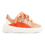 Tênis Feminino Cravo & Canela Couro Flatform Tape 3175.1113