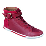 Tênis Feminino Cravo & Canela Suede Ameixa Napa Maçã 96751-3