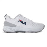 Tênis Fila Axilus Ace Clay Color White/navy/red - Adulto 40 Br