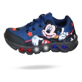 Tênis Infantil De Led Mickey Mouse
