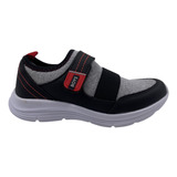 Tenis Infantil Meninos Chique Top New Sport Velcro Leve