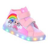 Tenis Led Luzinha Infantil Feminino Princesa