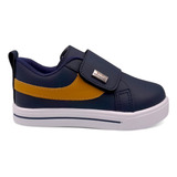 Tenis Menino Infantil Casual Bebe Cegonha Escola Pratico