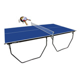 Tenis Mesa Ping Pong Klopf 1007 Mdp 15mm Dobravel + Kit 5055