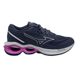Tenis Mizuno Wave Creation 24 - Feminino - Cinza Original