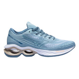 Tênis Mizuno Wave Creation 24 Corrida Original Feminino Azul