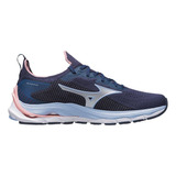 Tênis Mizuno Wave Mirai 5 Feminino Azul Promoção Pix