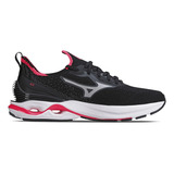 Tênis Mizuno Wave Mirai 6 Feminino Preto Academia