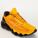 Tênis Mizuno Wave Prophecy 12 Original - Laranja/preto