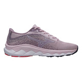Tênis Mizuno Wave Way 4 Feminino Roxo Promoção Pix Adulto
