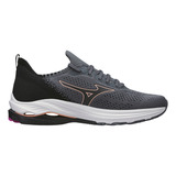 Tênis Mizuno Wave Zest Feminino Cinza Promoção Pix