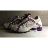 Tênis Nike Shox Junior - Branco - Tamanho 34