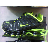 Tenis Nike Shox Tlx Retro Preto E Verde Nº41 Original!!!!