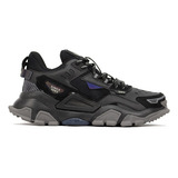 Tênis Qix Trek Preto Grafite Refletivo Original Skate Nfe