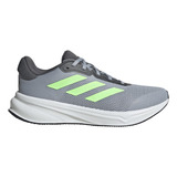 Tênis Response adidas Cor Halo Silver S21 / Green Spark S24 / Grey Five Tamanho 37 Br