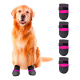 Tenis Sapato Para Cachorro Grande Porte Silicone Preto Xxg